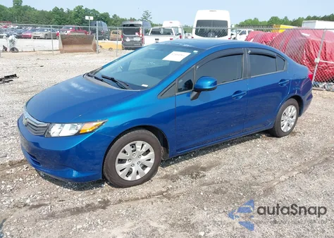 2012 Honda Civic Lx z USA, uszkodzony, nr VIN 19XFB2F56CE043126